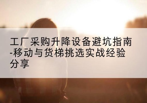 盘州移动式升降机怎么选-工厂采购升降设备避坑指南-移动与货梯挑选实战经验分享